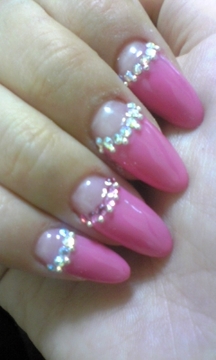 pinkの逆フレンチ