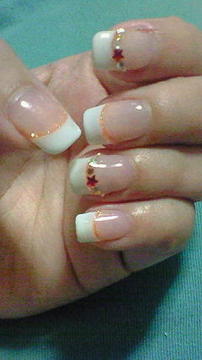 フレンチ＋オレンジ&レッド♪