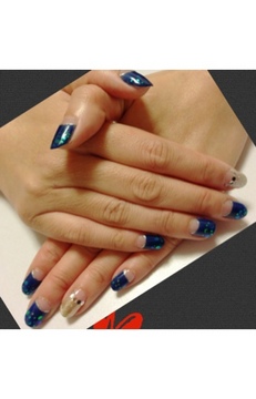 マーメイド風ネイル