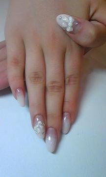 ガーリーパステルピンク　スカルプチュア　