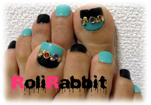 ☆Grenn&Black Nail（Foot）Part1☆