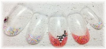 フレンチ＆ラメ