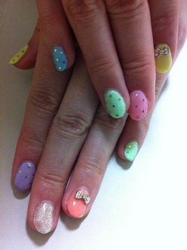 パステルドット☆nail