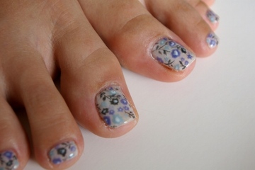 リバティプリント小花柄FOOT