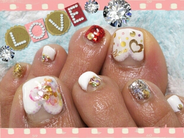 たらしこみ×バレンタインネイル