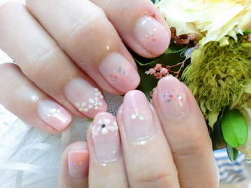 小花ネイル