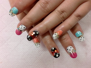 POPドット柄　Ｎａｉｌ