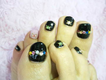 ブラック×贅沢カラースローン♪