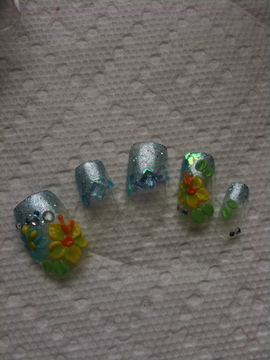 ハイビスカスネイル