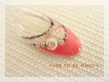 ピンクshellフレンチチップ♪