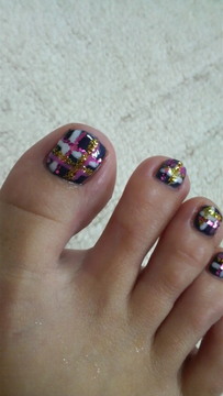 チェックネイル