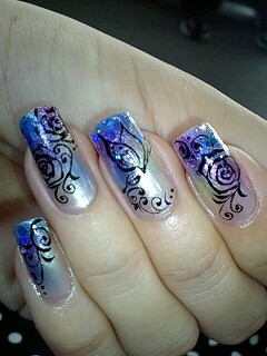 蝶、薔薇、蔦、紫陽花カラー