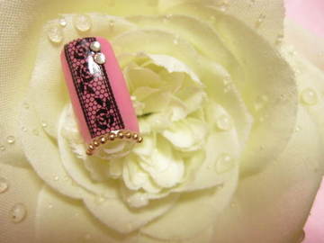 ＰＩＮＫレースネイル【ＳＡＭＰＬＥ】