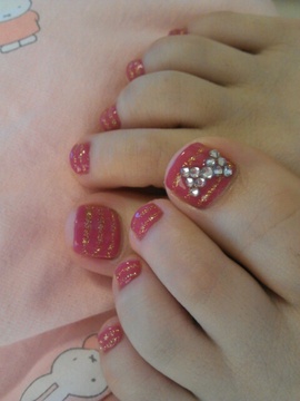 ストーンでリボン♪