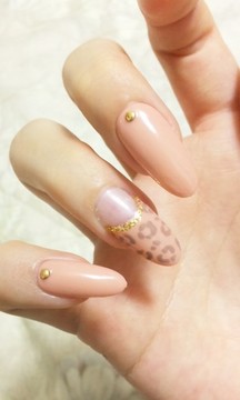 ヌーディーヒョウ柄Nail★