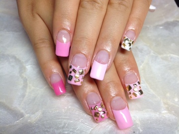 ピンクグラデフレンチ