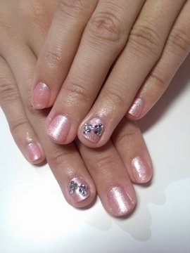 ストーンリボンネイル♪