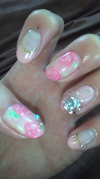 お花Nail