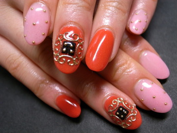 レッド×ピンク