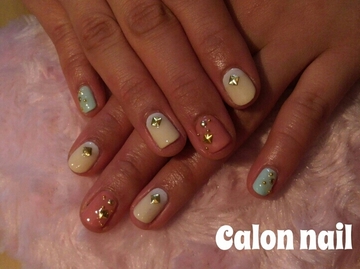 パステルnail