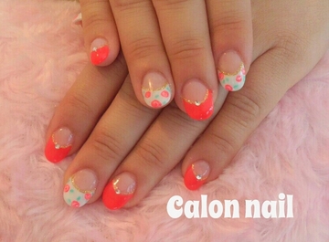 花柄nail