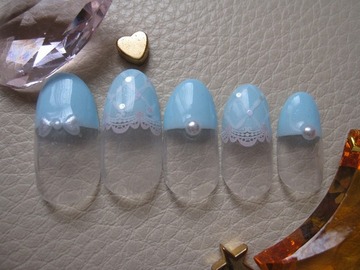 レースアートのフレンチ