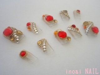 クリアベースのエキゾチックなデザイン