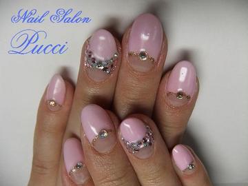 ピンクなシンプルフレンチ♪