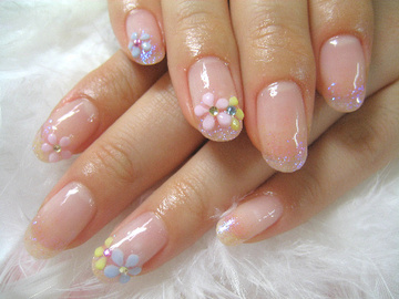 お花ネイル