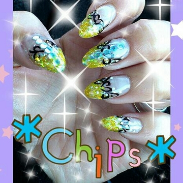 ゜.・* 黄ラメ*・. ゜