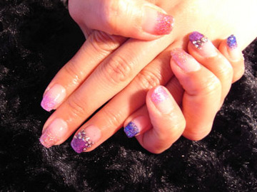 ダーク５色ラメ