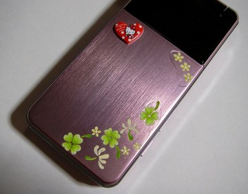 携帯アート（クローバー）