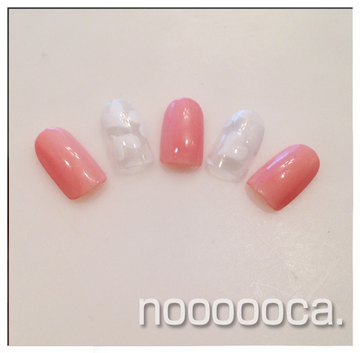 ベージュ×♡