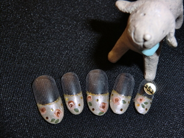 秋のバラペイント