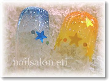 星の砂ネイル♪