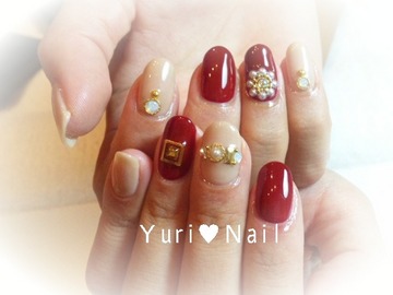 ﾎﾞﾙﾄﾞｰ×ﾍﾞｰｼﾞｭ★Nail.ｼﾞｪﾙ