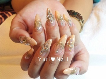 ﾇｰﾃﾞｨｰ×ｺﾞｰﾙﾄﾞ★Nail.ｽｶﾙﾌﾟ