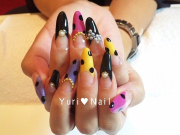 ﾚﾄﾛﾄﾞｯﾄﾌﾚﾝﾁ★Nail.ｼﾞｪﾙ