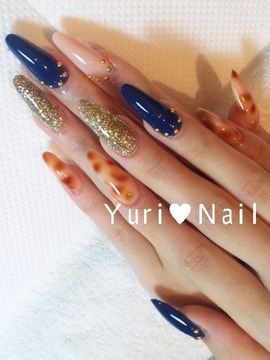 ﾇｰﾃﾞｨｰ×ﾈｲﾋﾞｰ豹柄★Nail.ｽｶﾙﾌﾟ