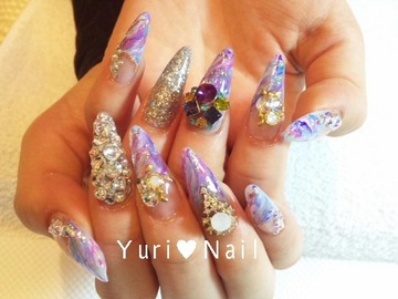 花色ﾍﾞｰｽ成人式★Nail.ｽｶﾙﾌﾟ