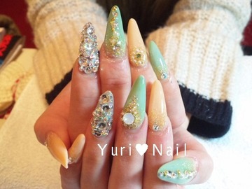 春先取り成人式★Nail.ｽｶﾙﾌﾟ