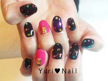 Colorfulﾄﾞｯﾄ★Nail.ｼﾞｪﾙ