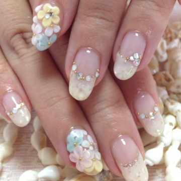 お花ネイル