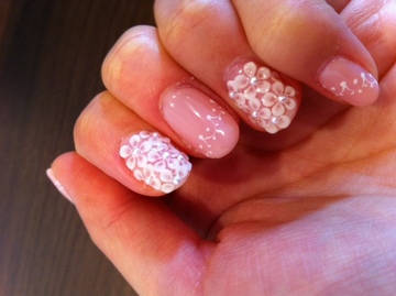 お花ネイル