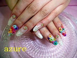 お花ネイル