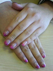 お客様ネイル☆ラメフレンチ