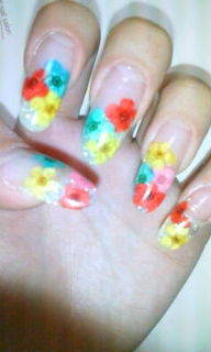 春nail＊押し花＊