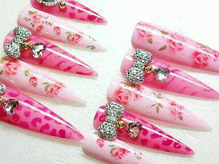 小花柄ネイルショッピーズ限定