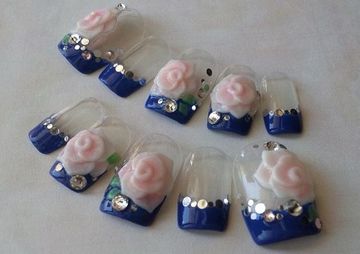 ネイビーフレンチドレス