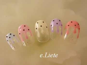 とろーりバレンタインネイル